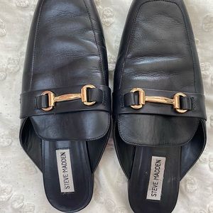 Steve Madden Black Loafers